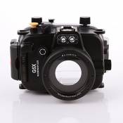 Fotga 40M 130ft Boîtier étanche Waterproof Underwater Housing Case pour Caméra Canon PowerShot G5X