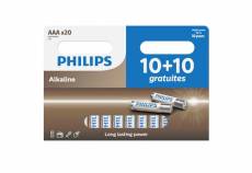 Pack Philips de 20 piles AAA