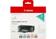 Canon pack 5 cartouches d'encre PGI-72 MBK/C/M/Y/R