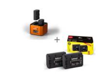 Hahnel kit 2x batteries ULTRA compatibles Sony NP-FZ100 + Chargeur Double Procube2 Sony