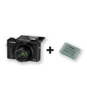 Compact pour Vlogging Canon PowerShot G7X Mark III Noir + 2éme batterie