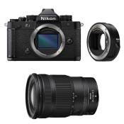 Nikon appareil photo hybride zf + objectif z 24-120mm f/4 s + adaptateur ftz II