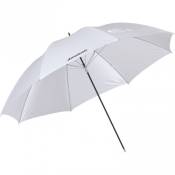 Parapluie blanc satinÃ© neutre 81 cm