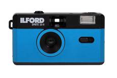 Appareil photo argentique compact 24x36 Ilford Sprite 35mm II Noir et bleu Réutilisable