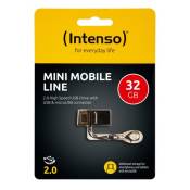 Clé usb et micro usb 32GO Intenso Mini Mobile 2.0 noire