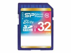 SILICON POWER Elite - Carte mémoire flash - 32 Go - Class 10 - SDHC UHS-I
