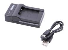 Vhbw Chargeur USB de batterie compatible avec Sony FDR-X1000V, FDR-X1000VR, HDR-AS100V, HDR-AS20 batterie appareil photo digital, DSLR, action cam
