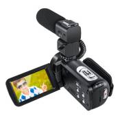 Caméscope ORDRO Z20 HD 1080p wifi vidéo appareil photo numérique microphone Noir