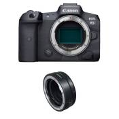 Canon appareil photo hybride eos r5 nu + bague ef-eos-r