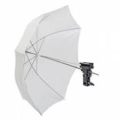 Ottmarkt set de 1 x 1 x blitzneiger réflecteurs blanc env. 80 cm pour flash avec support de parasol
