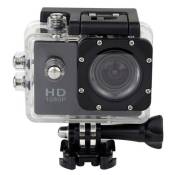 Caméra Sport Étanche 30 Mètres Caméra Waterproof Action Full HD 1080P 12Mp Noir + SD 16Go YONIS