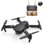 Drone 4k Double Caméra Compatible Android Iphone iOS Hélicoptère 4 Canaux 6 Axes LED Anti-Collision YONIS