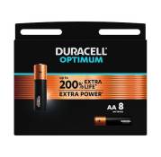 Duracell Optimum - Batterie 8 x type AA - Alcaline