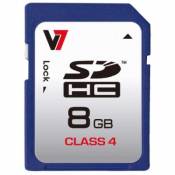 V7 vasdh8gcl4r-2e carte mémoire sdhc classe 4 8 go