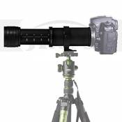 JITNU 420–800mm Super Téléobjectif Zoom Lentille Mise au Point Manuelle pour Canon EOS 50D 60D 70D 80D 90D 5D II IV 450D 550D 600D 650D 700D 750D 850D