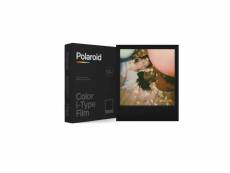 Polaroid - pack de films instantanés couleur i-type black frame edition - 8 films - asa 640 - développement 10 mn - cadre noir POL9120096770821