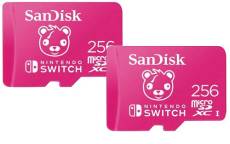 Lot de 2 Carte mémoire micro SDXC Carte SanDisk 256Go Fortnite pour Nintendo Switch, Carte mémoire sous licence Nintendo