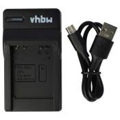Vhbw chargeur Micro USB câble pour caméra Samsung WB500, WB5000, WB550, WB5500, WB600, WB650, WB690, WB700, WB710, WB750, WB850, WB850F.