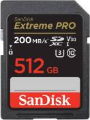 Carte mémoire SD SanDisk Extreme Pro SDXC UHS-I U3 Class10 512 Go