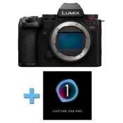 Panasonic appareil photo hybride lumix s5 mark II nu + logiciel capture one pro