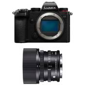 Panasonic appareil photo hybride lumix s5 + objectif sigma 45mm