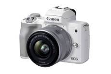 Appareil photo Hybride Canon EOS M50 Mark II Blanc + EF-M 15-45mm f/3,5-6,3 IS STM Silver