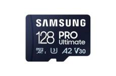 Carte mémoire microSDXC Samsung Pro Ultimate 128 Go Bleu + lecteur