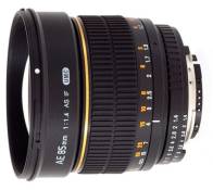 Objectif Réflex Samyang 85mm f/1,4 AE IF pour Nikon