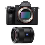 Sony appareil photo hybride alpha 7 III + fe 55mm f/1.8