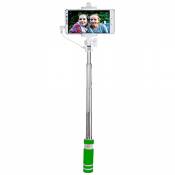 S+ Mart SelfieMaker Smart Perche Selfie avec câble pour Appareil Photo Vert