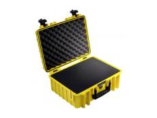 B&w outdoor case type 5000 jaune + mousse synthétique DFX-792547