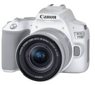 Reflex Canon EOS 250D Blanc + Objectif EF-S 18-55 mm f/4-5.6 IS STM