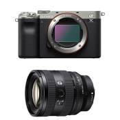 Sony appareil photo hybride alpha 7c silver + fe 20-70 f/4