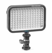 Cullmann CUlight V 320D Lampe Photo/Vidéo + Filtres de diffusion 126 LED + mini support 1/4" Blanc/Jaune