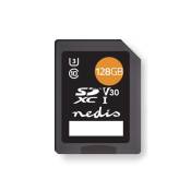 Nedis - Carte mémoire flash - 128 Go - UHS Class 1 / Class10 - SDXC UHS-I - noir