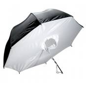 Parapluie 101cm - Argent avec diffuseur