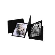 Album photo Classic accordÃ©on Noir 15x22cm - feuillets noirs 250gr - F009402