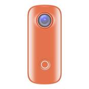 Caméra sport SJCAM C100 WIFI 1080P 30fps avec clip au dos du boîtier étanche et lanière Orange