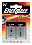 ENERGIZER Batterie Max E-Block/9V 2 Stück