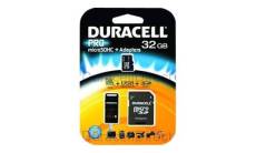 Duracell Pro - Carte mémoire flash (adaptateur microSDHC - SD inclus(e)) - 32 Go - Class 10 - micro SDHC