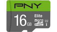 PNY Elite - Carte mémoire flash (adaptateur microSDHC - SD inclus(e)) - 16 Go - UHS-I U1 / Class10 - microSDHC UHS-I