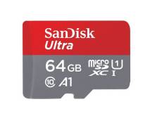 SanDisk Ultra - Carte mémoire flash - 64 Go - A1 / Class10 - microSDXC UHS-I
