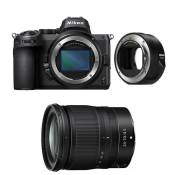 Nikon appareil photo hybride z5 + z 24-70mm f/4 s + adaptateur ftz II