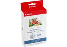 Canon kit 18 impressions (papier + encre) format carte de crédit autocollant (5,4 x 8,6 cm)