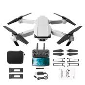 Drone EKASN S62 pliable 4K Wifi 2 caméras 360°flips avec 2 batteries décollage auto -Gris