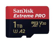 SanDisk Extreme Pro - Carte mémoire flash - 1 To - A2 / Video Class V30 / UHS-I U3 / Class10 - microSDXC UHS-I