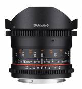 Samyang Objectif pour Canon 12 mm T3.1 Noir