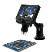 1–600 x 3,6 MP microscope électronique numérique USB Portable 8 LED VGA microscope avec écran 10,9 cm HD écran OLED