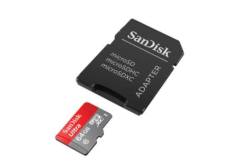Carte Mémoire MicroSD Sandisk Ultra MicroSDXC 64 Go + Adaptateur SD
