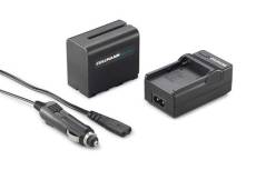 'cullmann Ba 7800s Kit Batterie Lithium Pour Sony Np-f970 Avec Chargeur Secteur Bc 800s, 7800 Mah Noir